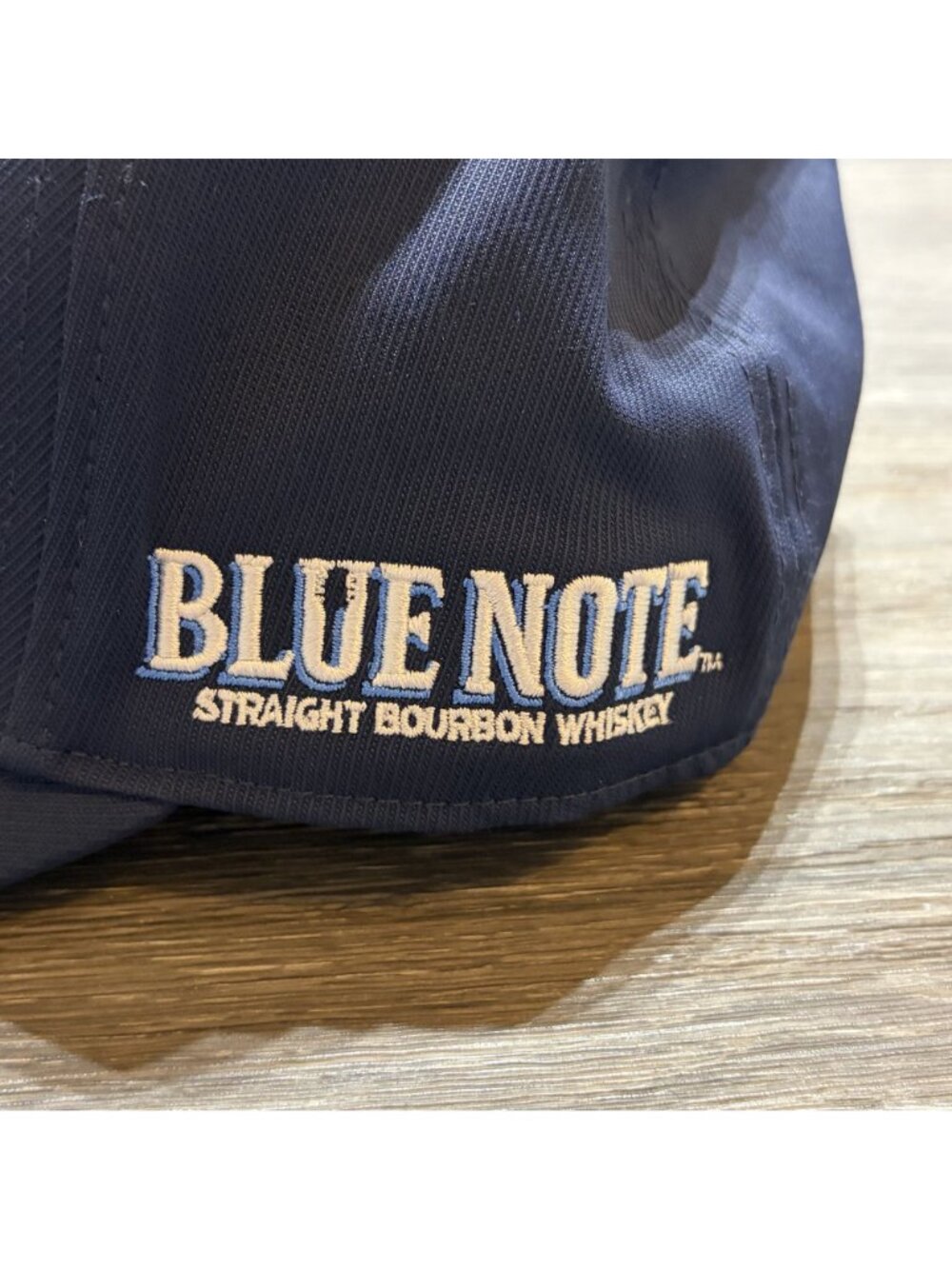 Blue Note Straight Bourbon Whiskey Adjustable Mesh Back Baseball Cap Navy Blue - Picture 13 of 13